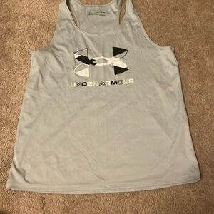 Gray under armour tank top